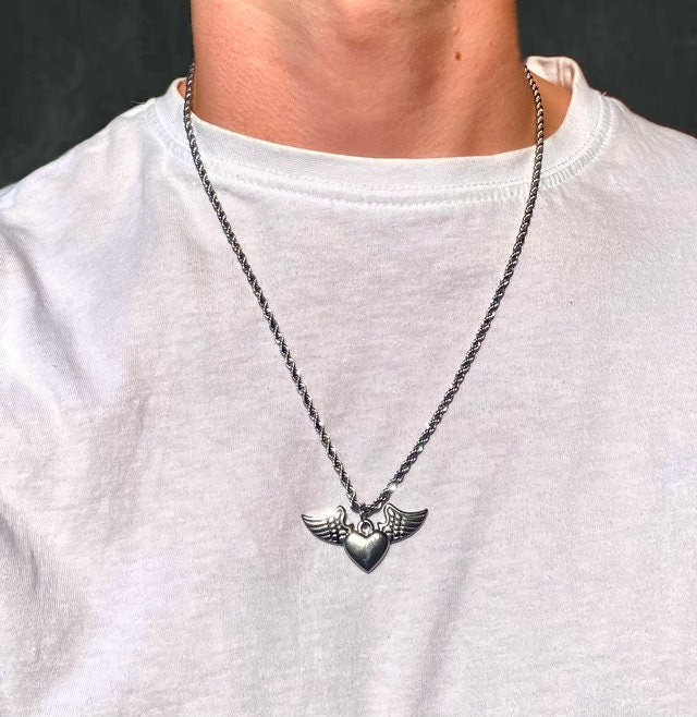 Herz mit Flügeln Kette
