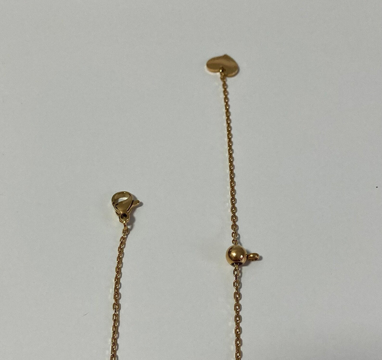 Schmetterling Kette mit Perlen