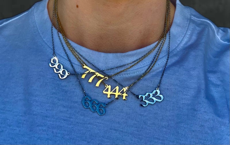 Engelszahl Kette 999, rund