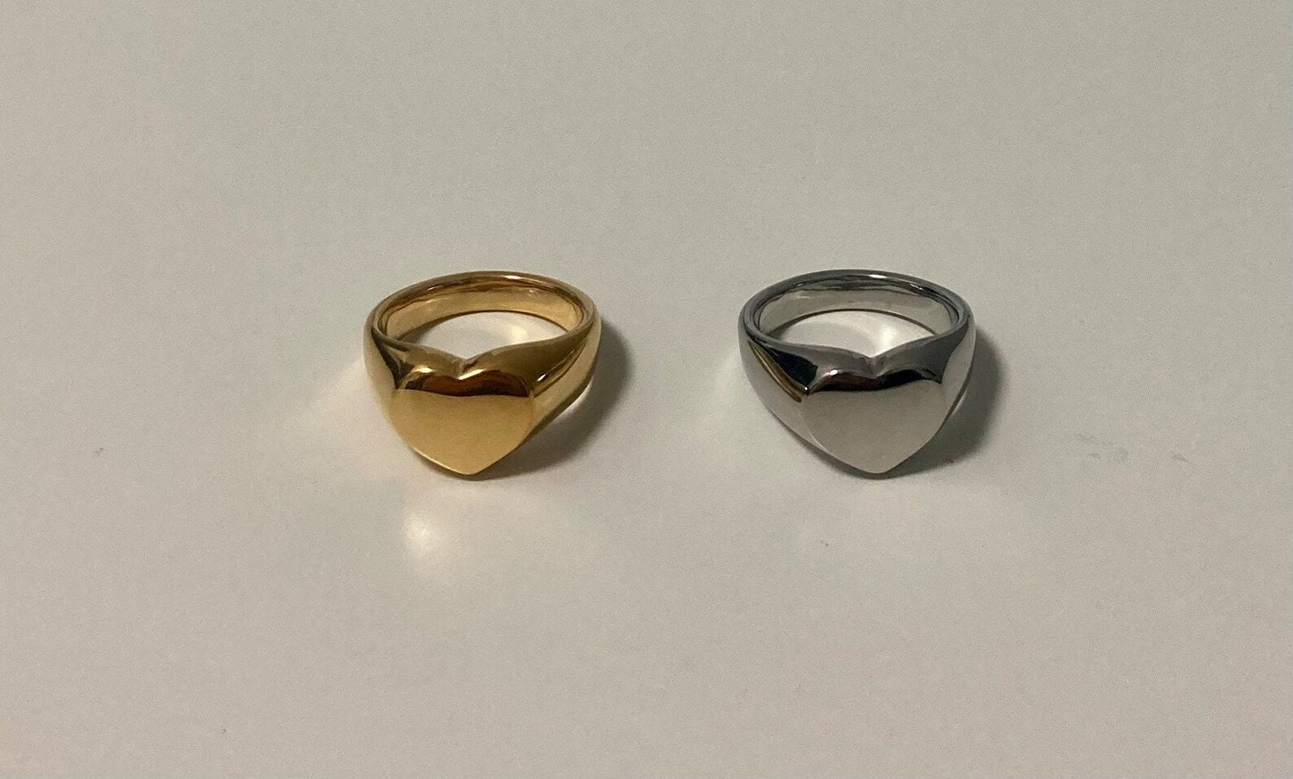 Ring mit Herzform