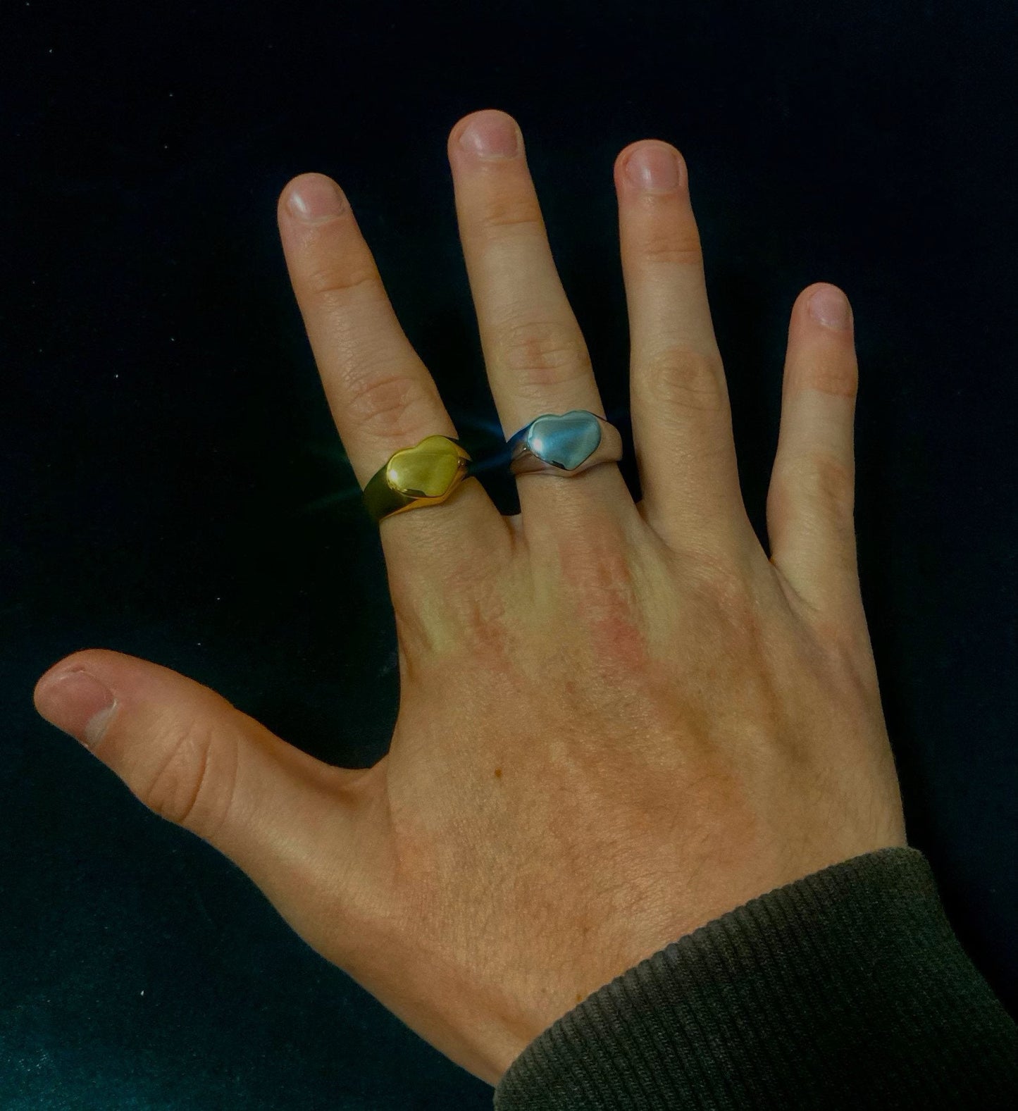 Ring mit Herzform