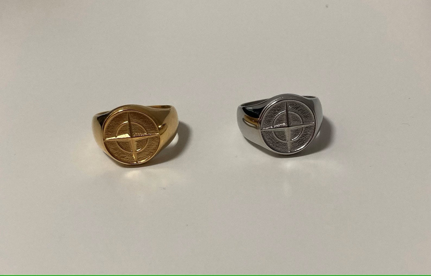 Ring mit Kompass