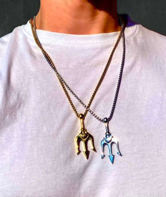 Poseidon Dreizack Kette