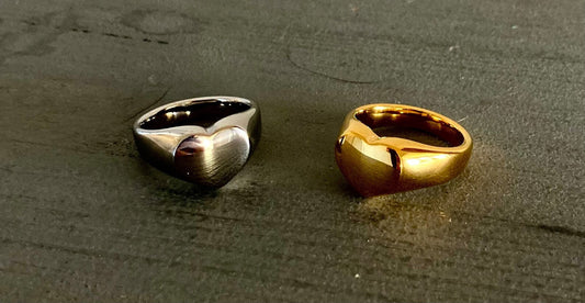 Ring mit Herzform